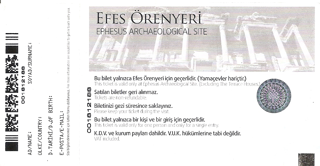 Entrada Museo Arqueológico de Éfeso - Esmirna - Turquía (2) - Asia